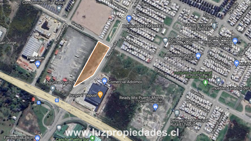 Ruta Tepual S/N, frente acceso Puerta Sur - Luz Propiedades