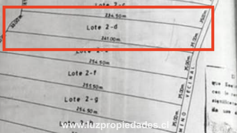 Camino Lagunitas Km 3,5, Lote 2D - Luz Propiedades